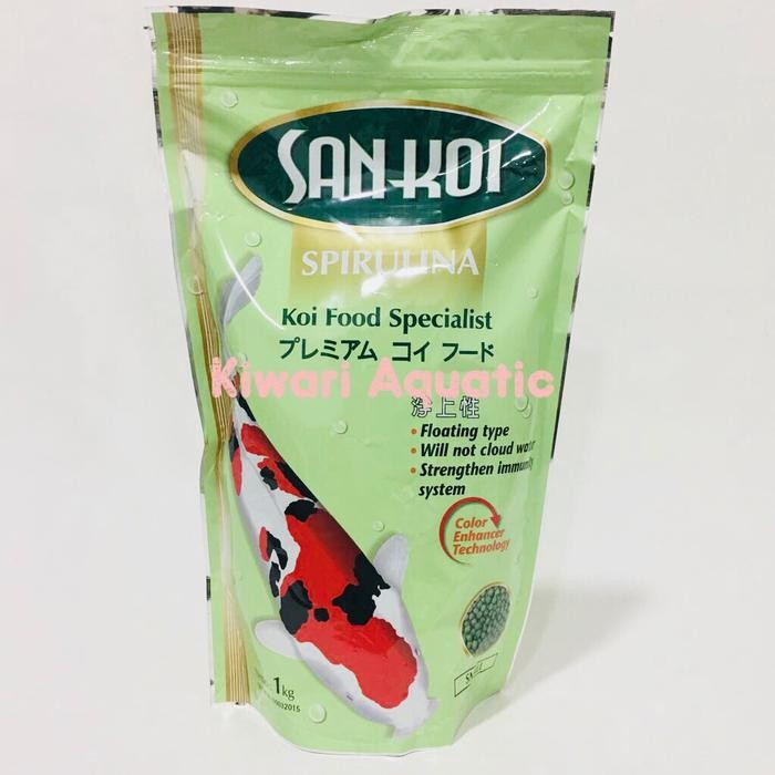 Jual SAN KOI / SANKOI SPIRULINA SMALL ( S ) 1 KG MAKANAN / PAKAN IKAN ...