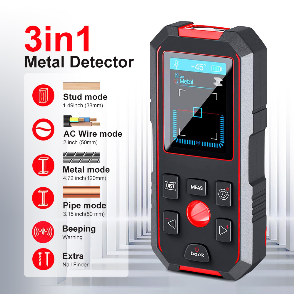 Jual NEW Noyafa NF-518S Wall Scanner LCD Display Metal Detector Laser ...