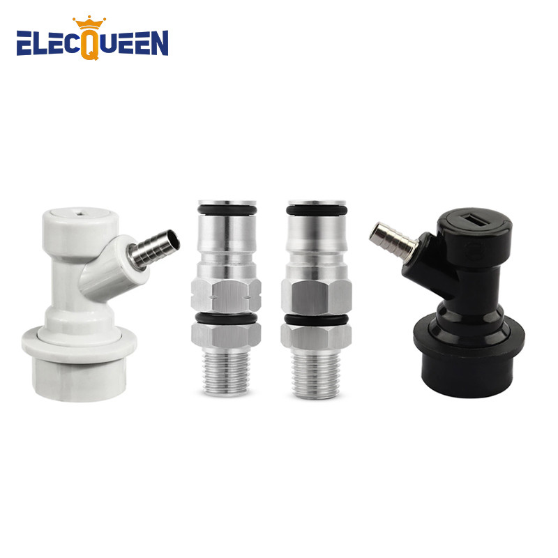 Jual 19/32-18 Ball Lock Post with 1/4inch NPT Bulkhead - Liquid and Gas ...