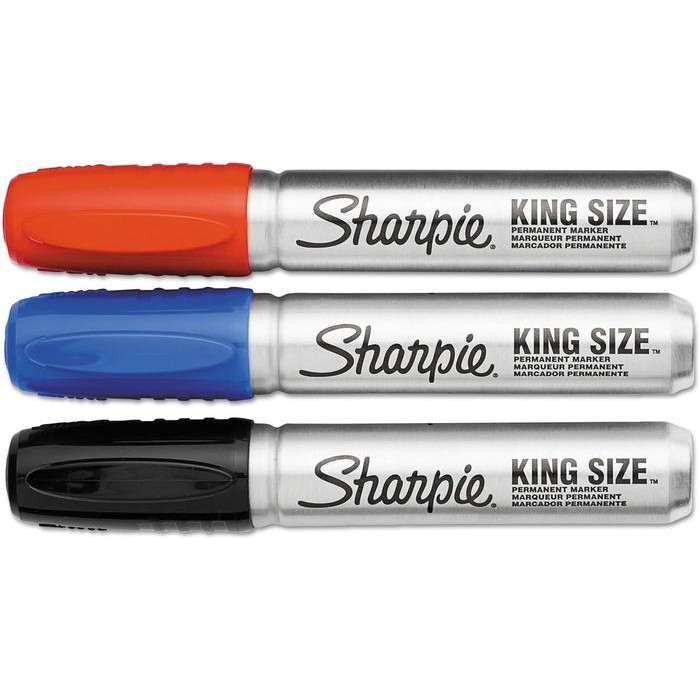 Jual OJ Sharpie Pro KING SIZE Big Large Permanent Marker Chisel Spidol ...
