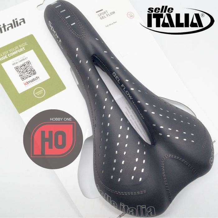 Selle Italie Expedia 0978 - Vintage Course, Cuir Noir, Rails Manganèse