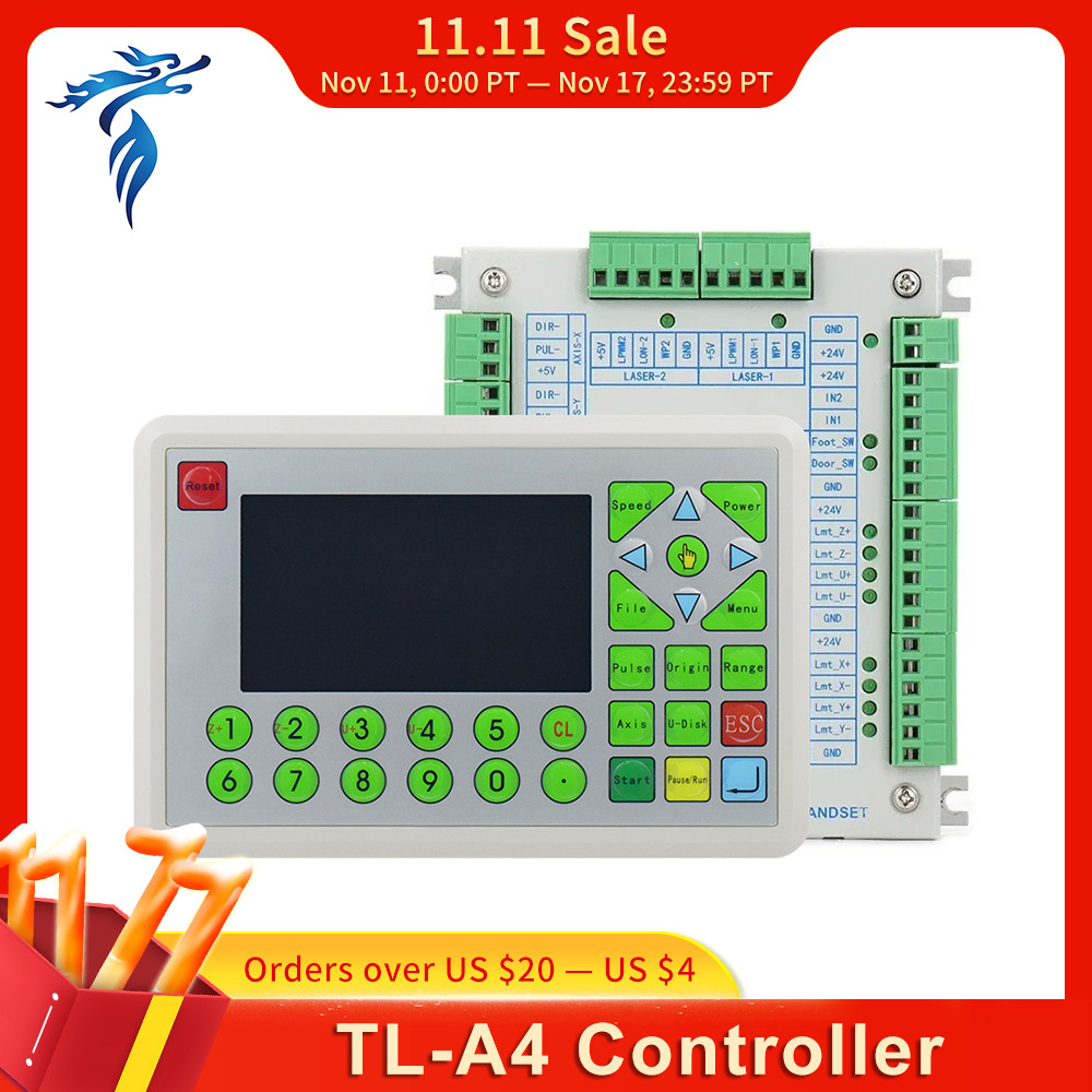 Jual TL-A4 Co2 Laser Controller System For K40 Engraving Cutting ...