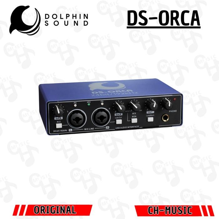 Jual Dolphin Sound DS-ORCA Soundcard USB Audio Interface Recording ...