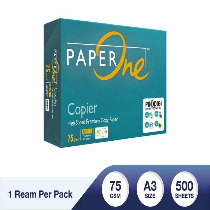 Jual Ready Kertas HVS A3 75 Gsm PaperOne Rim | Shopee Indonesia
