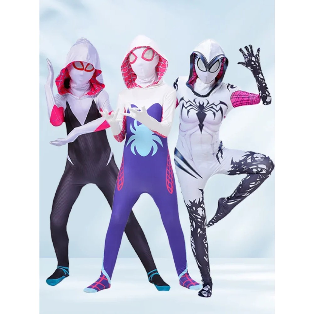 jual-girls-gwen-ghost-spider-costume-bodysuit-halloween-cosplay-hooded