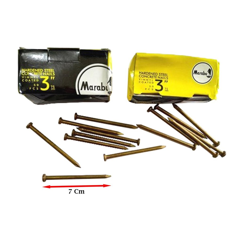 Jual 1 Kotak Paku Beton Kuning Marabu 3