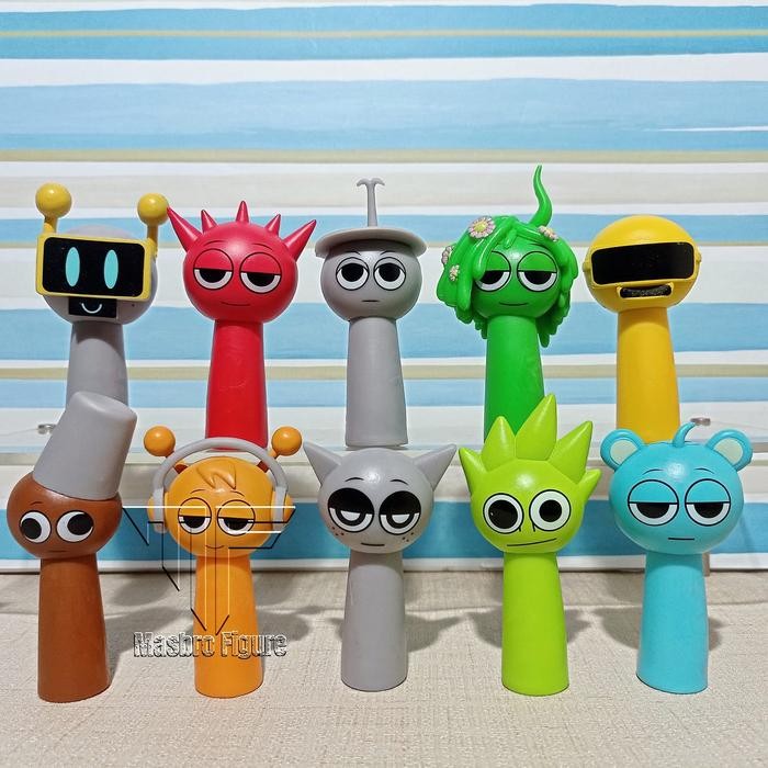 Jual READY Action Figure Sprunki Figure Horor Game Sprunki Set isi 10 ...
