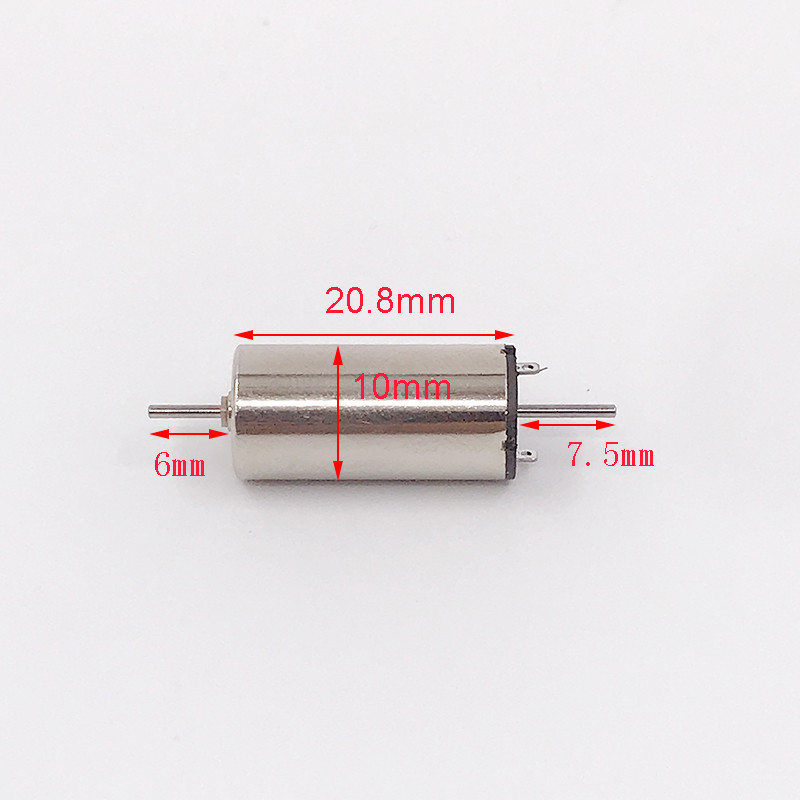 Produktbild von Coreless Motor 10x21 Mm – 3,7–7,4 V, 53.000 U/min, Mit 10T Messingritzel, Für Drohnen & Mini-RC