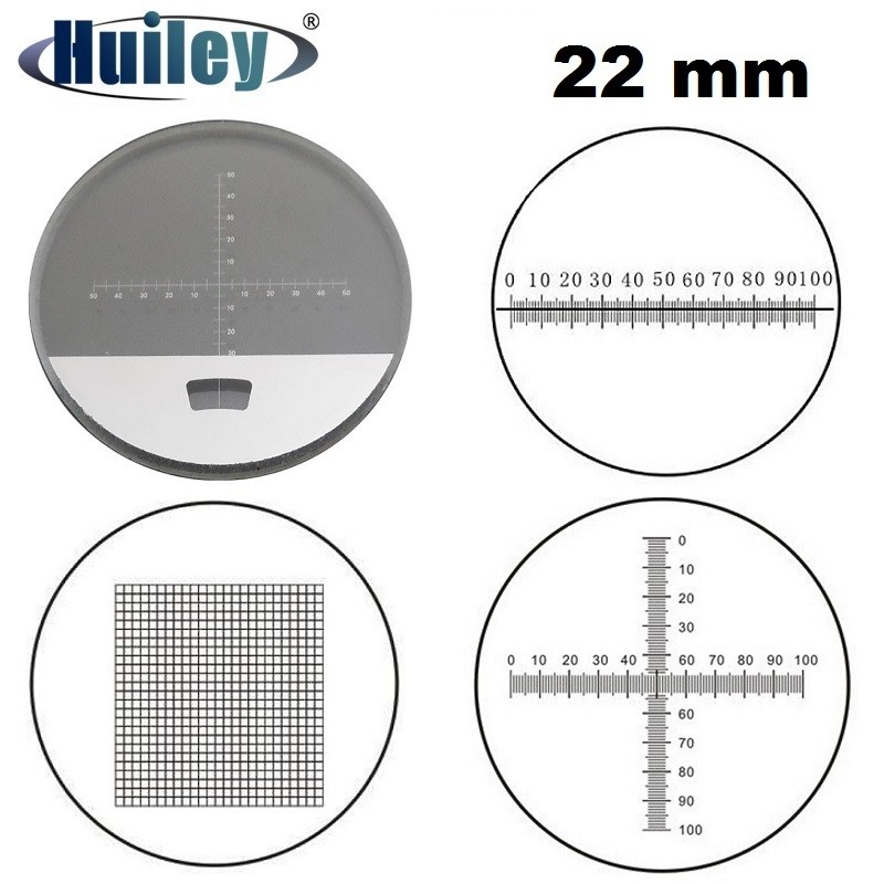 Jual 22mm Diameter Micrometer Scale Microscope Optical Eyepiece Scale ...