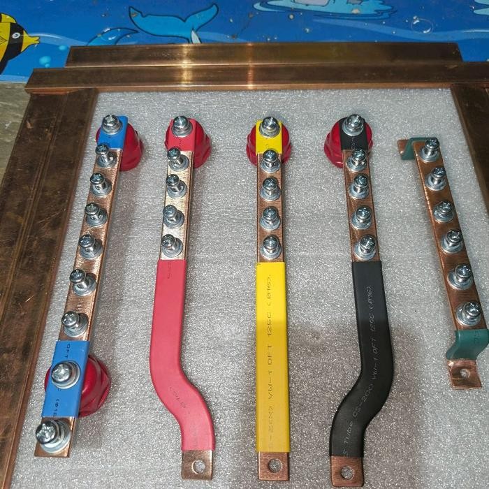 Jual Terlaris BUSBAR 315 RSTN + GROUND PANJANG 20 CM UNTUK MCCB 30A ...