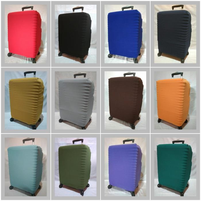 Jual Pilihan- Cover Koper / Sarung Koper Polos Size 17 - 30 Inch ...