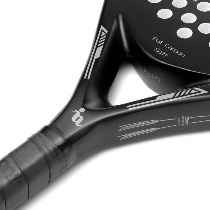 Jual Ianoni Padel Racket Pr670 Black - Raket Padel Ringan Premium Bahan ...
