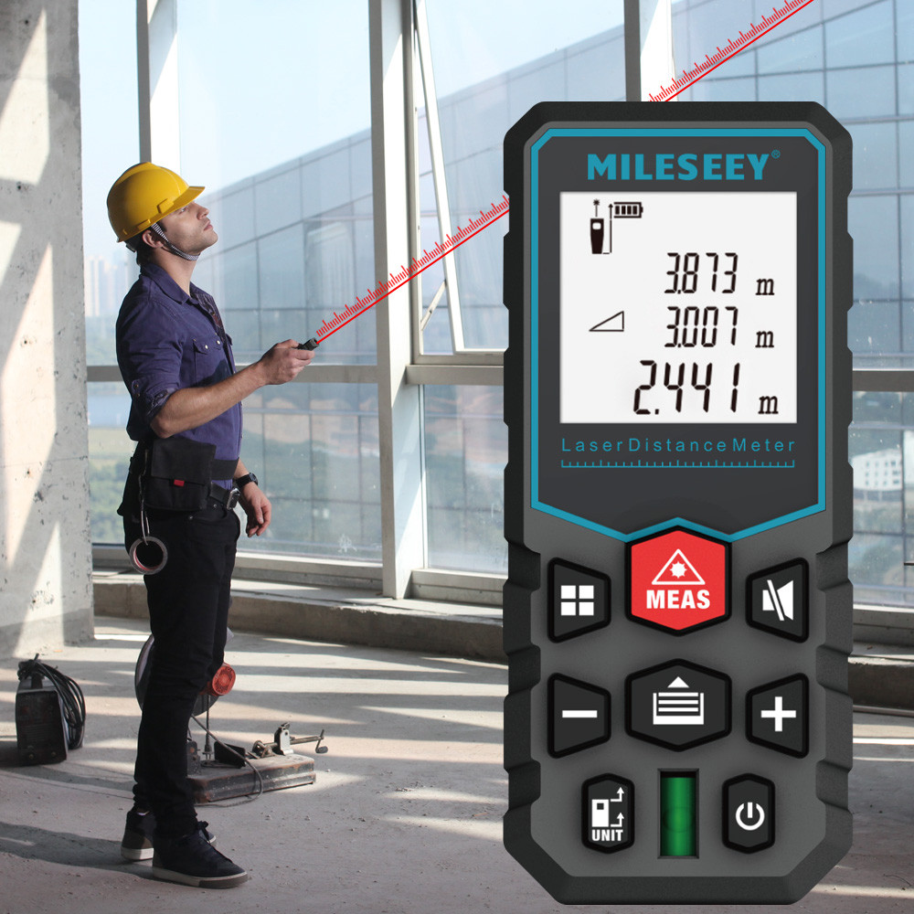 Jual New Mileseey Laser Distance Meter X5 X6 Electronic Roulette ...