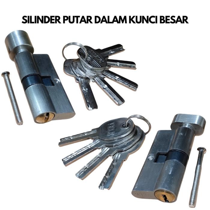 Jual GROSIR TERMURAH Kunci Silinder Knop Besar Putar Dalam Belmondo ...