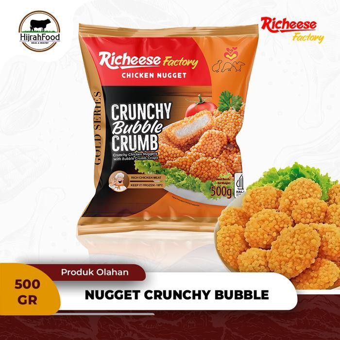 Jual Pilihan- Richeese Crunchy Chicken Nugget Bubble Crumb Naget Ayam ...