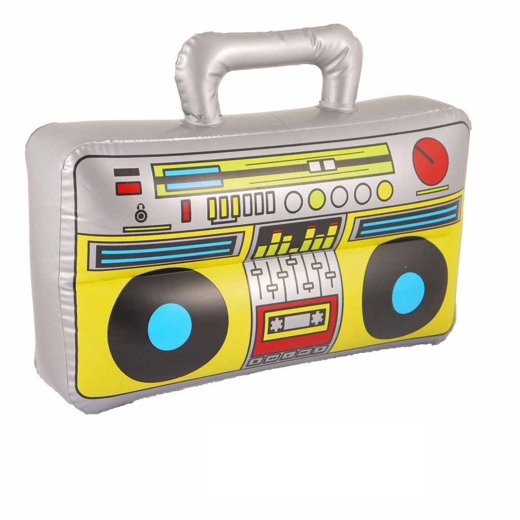 Jual Inflatable Radio Boombox Inflatable Microphones 80S 90S Theme ...
