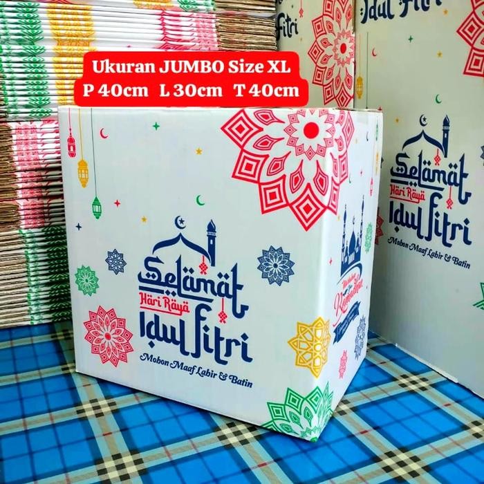 Jual New Kardus Kotak ParceL Boks ParseL Lebaran Box Jumbo IDUL FITRI ...