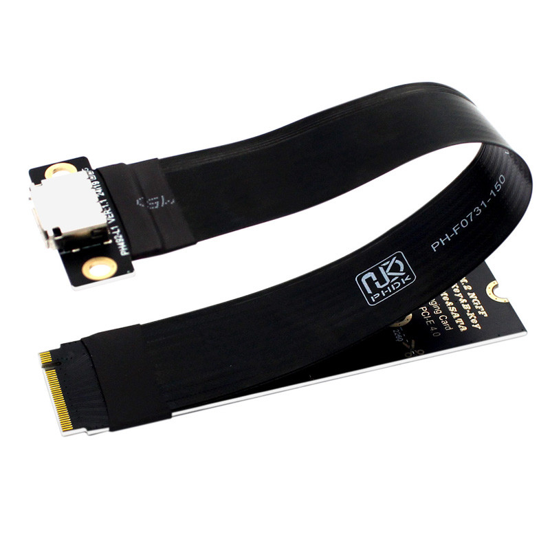 Jual Nvme To Oculink Riser Cable High Speed Pcie 4.0 Gen4 Nvme To Sff ...