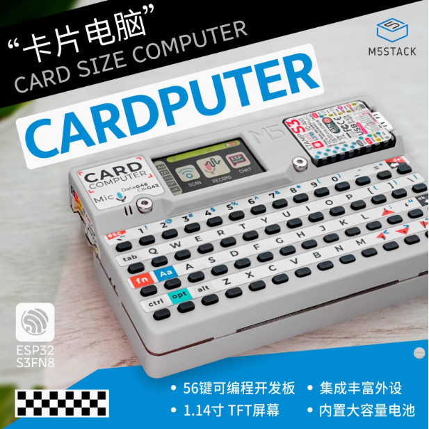 Jual Official M5Stack Cardputer Stamps3 Microcontroller 56 Key Keyboard ...