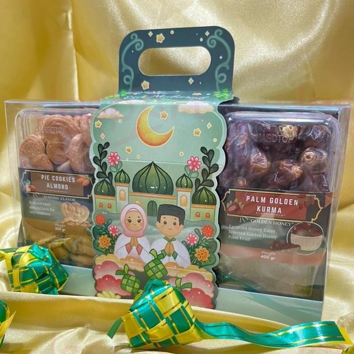 Jual [ISI 3] PARSEL RAMADAN HAMPERS KURMA COOKIES JASPART BINGKISAN ...