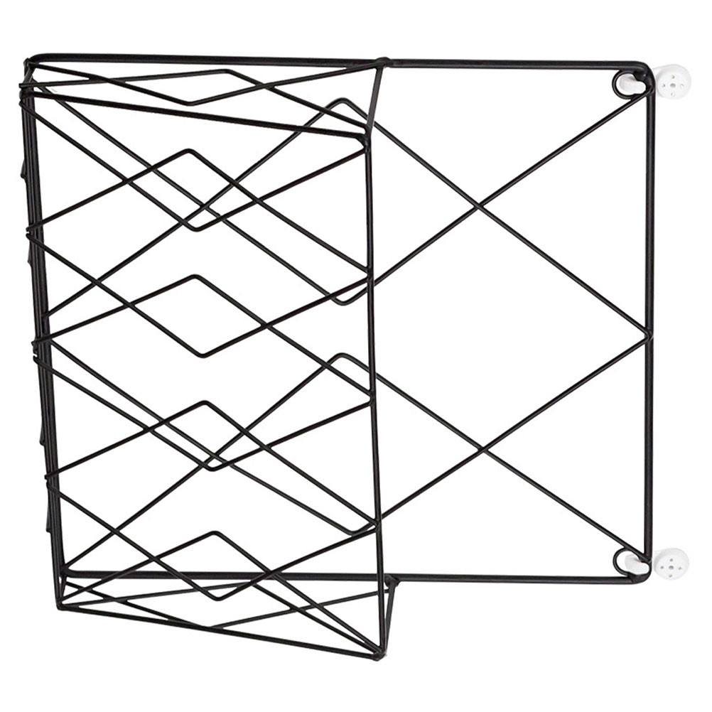 Jual Wall Mount Paper Folder Holder Hanging File Rack Wall Book Shelf ...