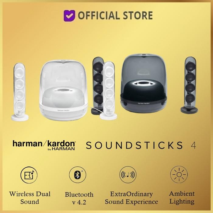 Jual 0emp- Harman Kardon Soundsticks 4 Hk Soundstick 4 Bluetooth ...