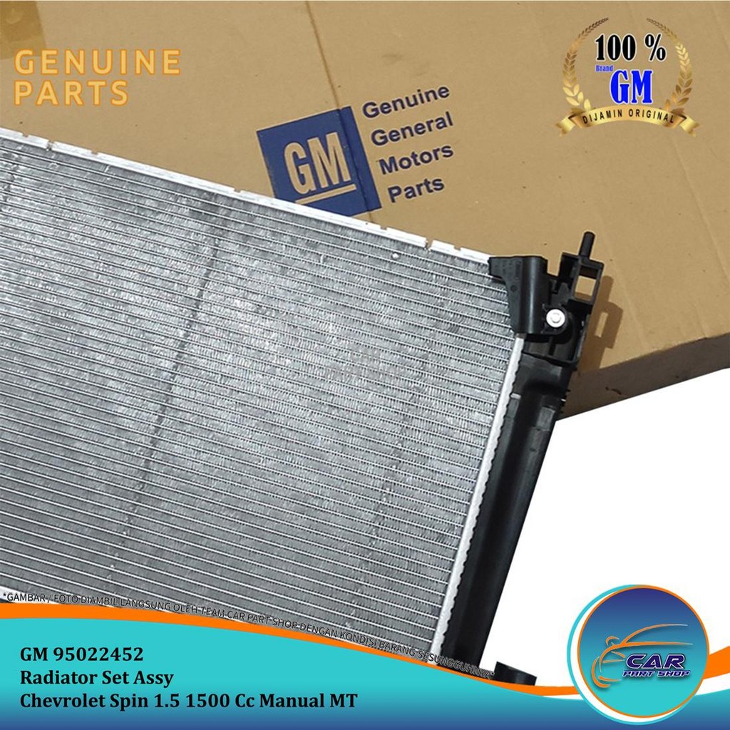 Jual Radiator Set Assy Chevrolet Spin 1.5 1500 Cc Manual M/T Original ...