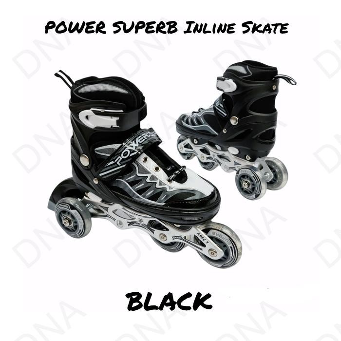 Jual Pilihan- Sepatu Roda Power Superb Bajaj Hitam (+ Baut Bajaj ...