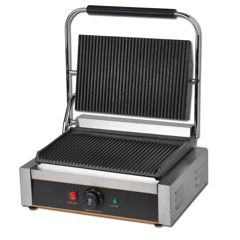 Jual 220V/2200W Non-stick Commercial Single Plate Steak Sandwich ...