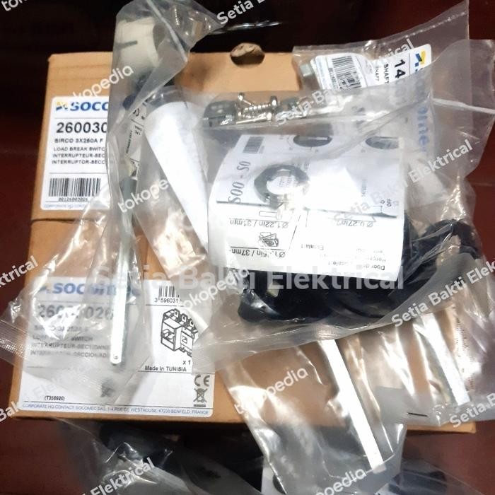 Jual External Handle Socomec Lbs Dan Cos 200A 14212111 + 14001020 ...