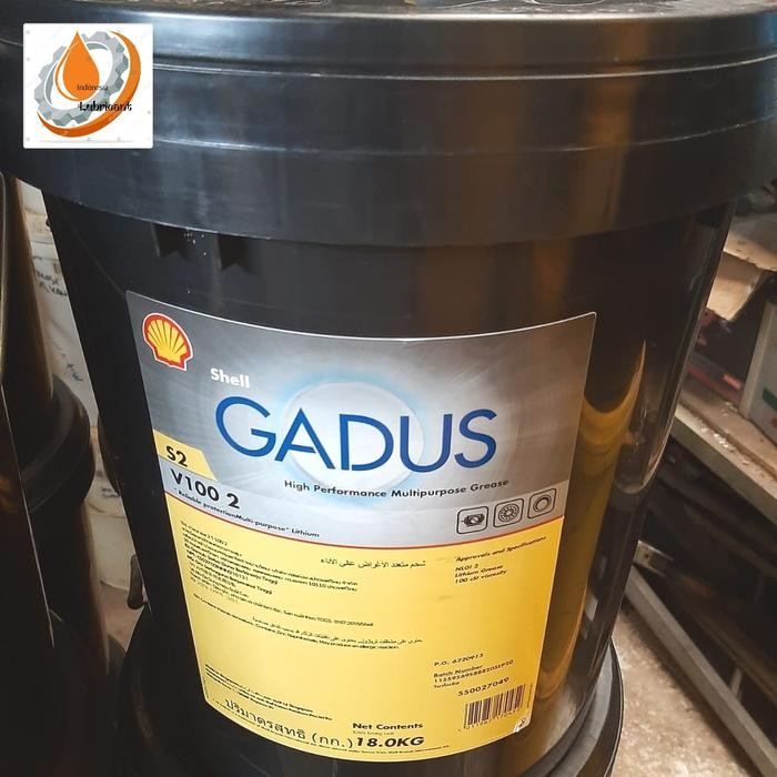 Jual Terbaik Shell Gadus S2 V100 2 Grease 18Kg (Shell Alvania Rl 2) 100 ...
