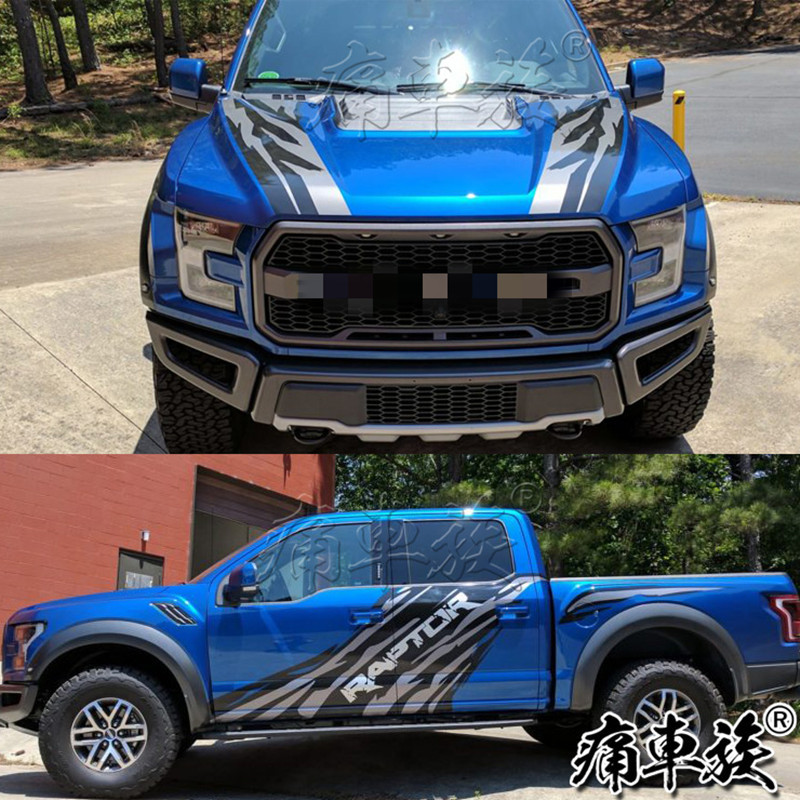 Jual Car stickers Ford Raptor F150 Ranger decals body appearance ...