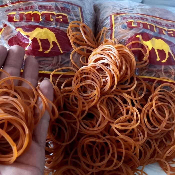 Jual Pilihan- Karet Gelang Kuning 500Gr Unta Super | Shopee Indonesia