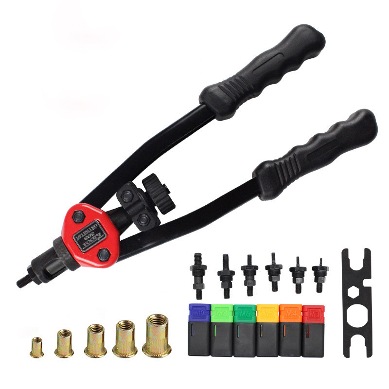 Jual BT605 606 remachadora Hand Threaded Rivet Nut Gun Insert Rivet Nut ...