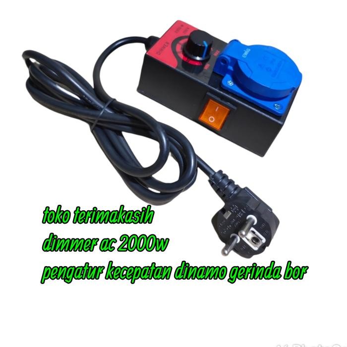Jual DIMMER 2000W TERMINAL DIMMER 2000 WAT PENGATUR KECEPATAN DIMMER AC ...