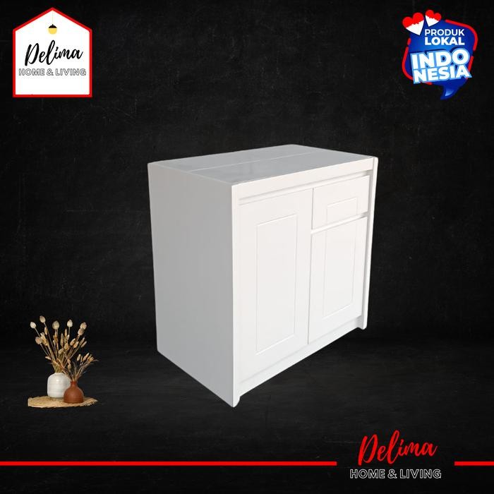 Jual Meja dapur 2 pintu /kitchen set bawah /rak kompor/rak piring ...