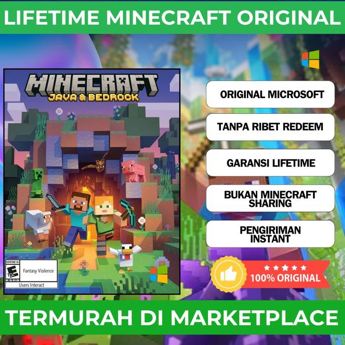 Jual Pilihan- Minecraft Java & Bedrock Original Pc Microsoft Game 100% ...