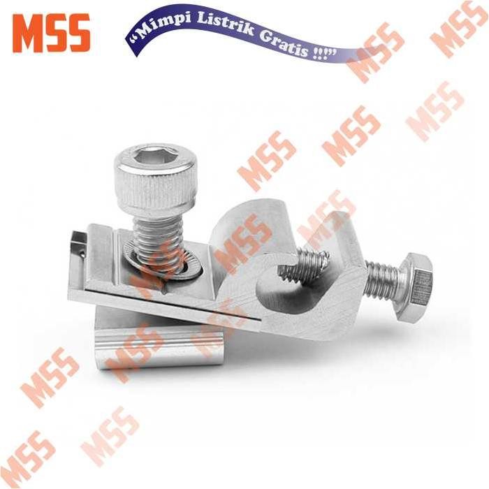 Jual EJ Bracket Grounding Lug, braket pengikat kawat ground untuk Solar ...