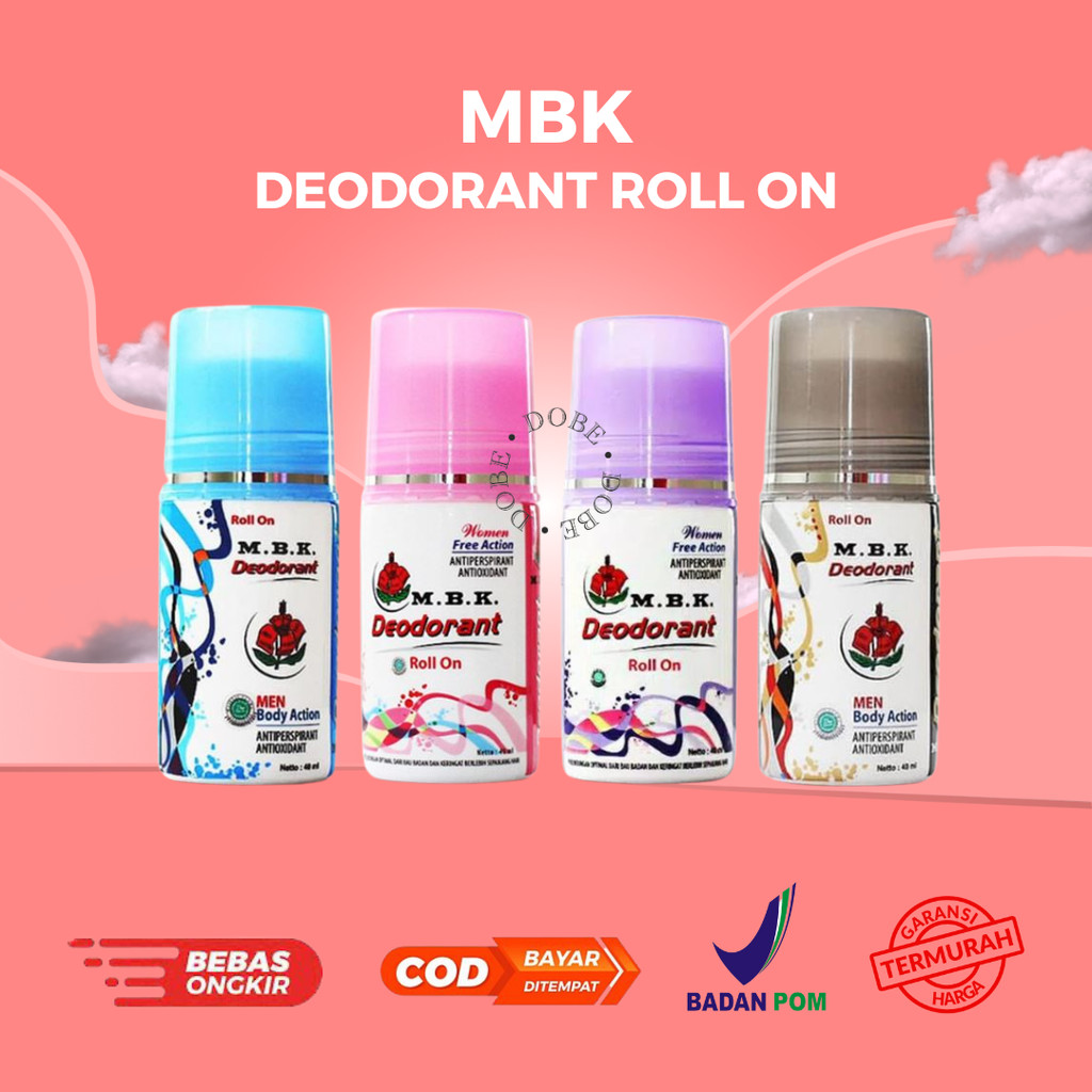 Jual MBK Deodorant Roll On - 40ml | Shopee Indonesia