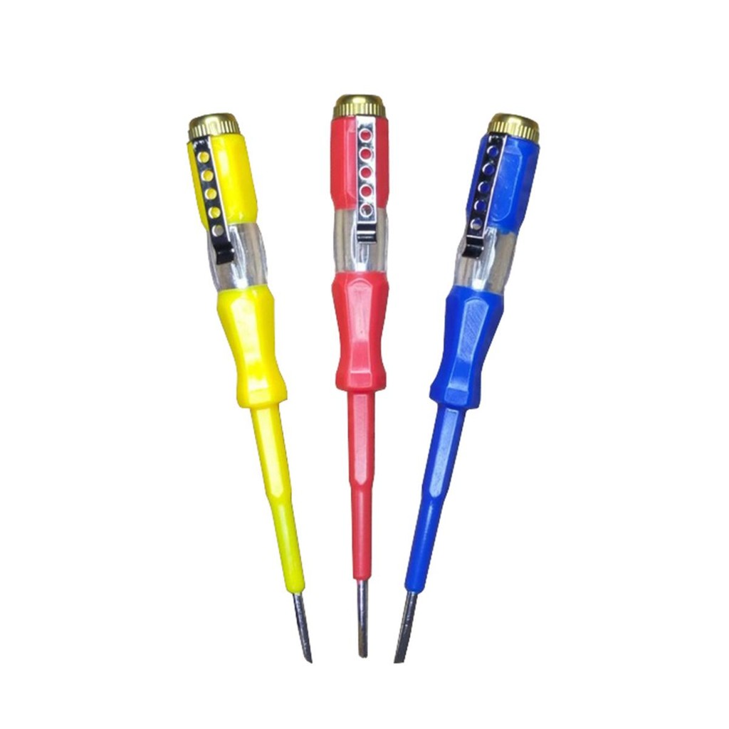 Jual GROSIR TERMURAH Obeng Tespen Kuningan Warna RANDOM / Screwdriver ...