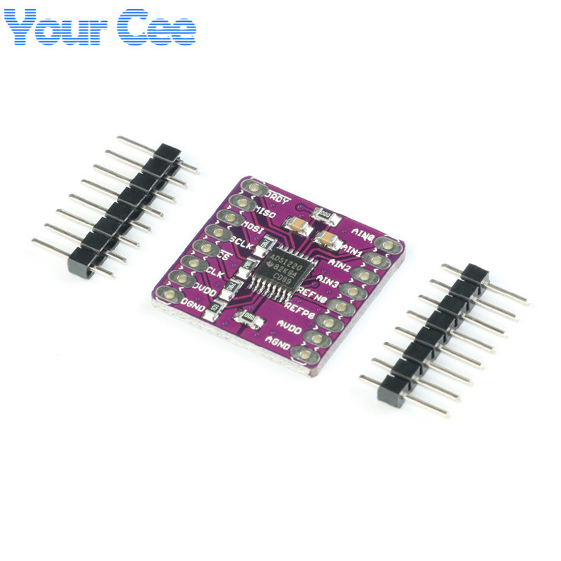 Jual CJMCU-1220 ADS1220 ADC 24 Bit A/D Converter Board Module I2C Low ...