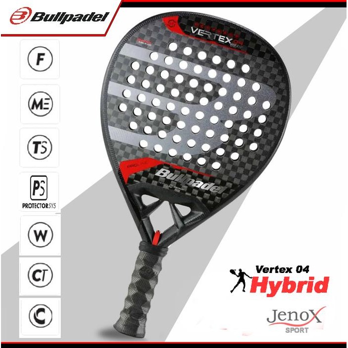 Jual Raket Padel Bull Vertex 04 Hybrid 2024Bull padel Racket ...