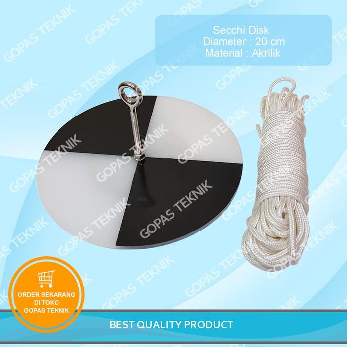 Jual Secchi Disk untuk Mengukur Kekeruhan Air, Secchi Disk 20 cm ...