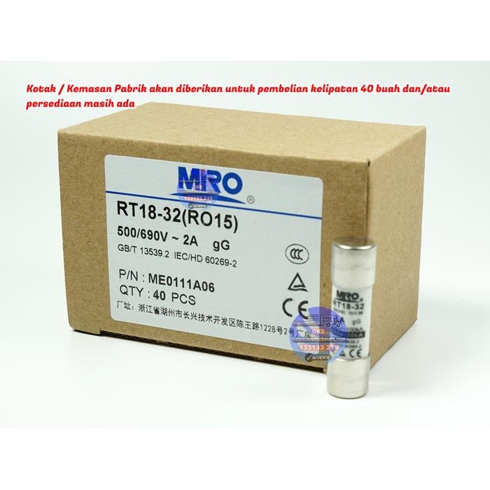 Jual Fuse MIRO RT18-32 RO15 Fuse MRO RT18-32 RO15 Fuse RT18-32 Fuse ...