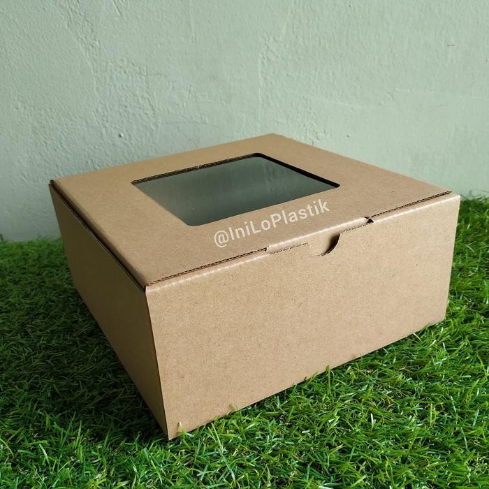 Jual Pilihan- @1Pack Kotak Kue Window / Dus Roti / Cake Box / Box Cb ...