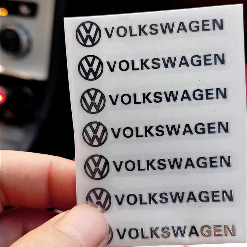 Jual IMPORT Car Logo Metal Stickers Decorat Emblem For Volkswagen GOLF ...