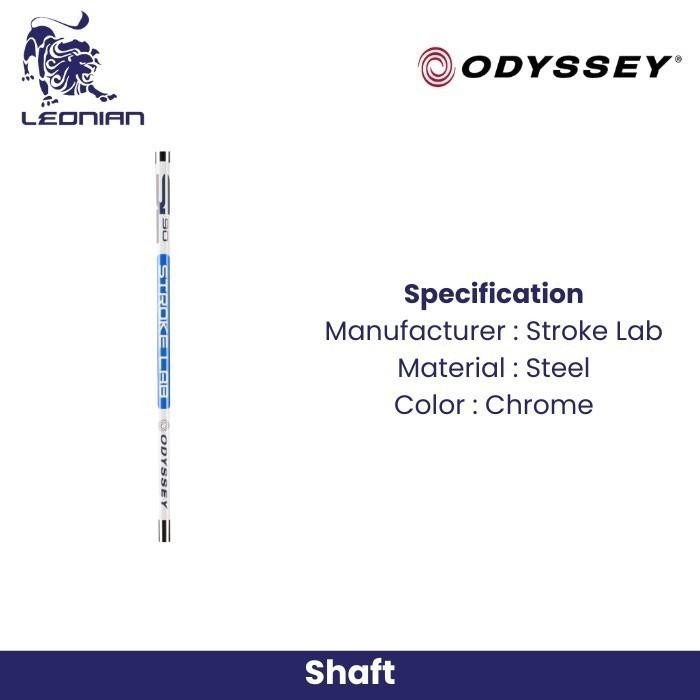 Putter Odyssey Ai-ONE Wing Back DB – Destrorso, Nuovo, Testa In Titanio