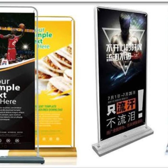 Jual Stand Banner Besi Door Frame 60X160 Standing Banner Frame Besi ...