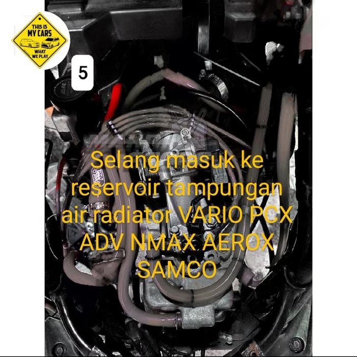 Jual MASUK KE RESERVOIR TAMPUNGAN AIR RADIATOR VARIO PCX ADV NMAX AEROX ...