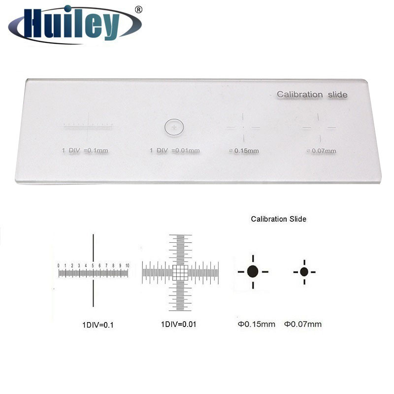 Jual Microscope Calibration Stage Micrometer Glass slide Reticle ...